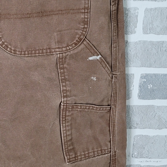 Dickies Brown Canvas Work Pants Painters Fashion Work Wear Men's Size 42 x 30 - Picture 11 of 16